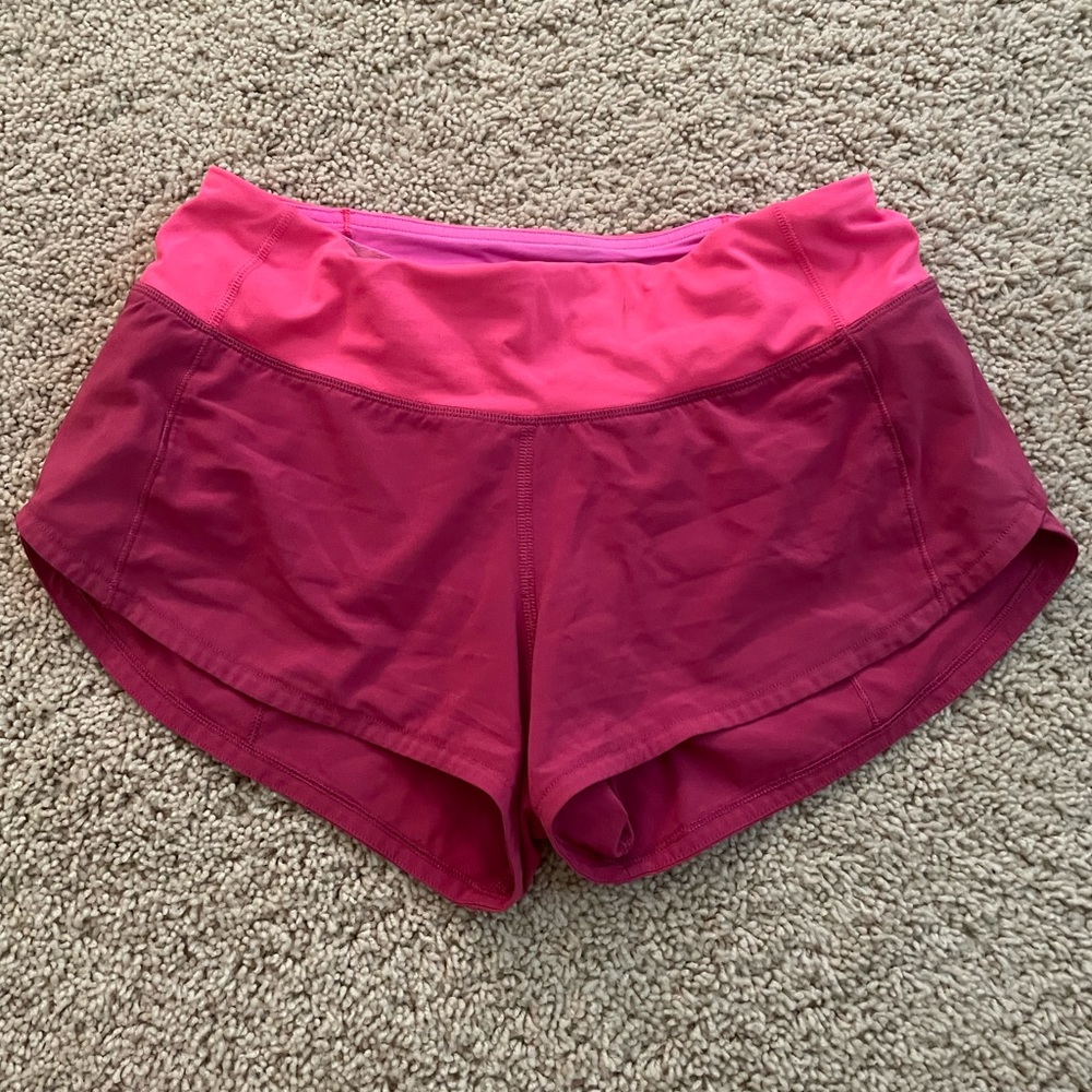 Pink Lululemon Speed Up Shorts! 💓🌸